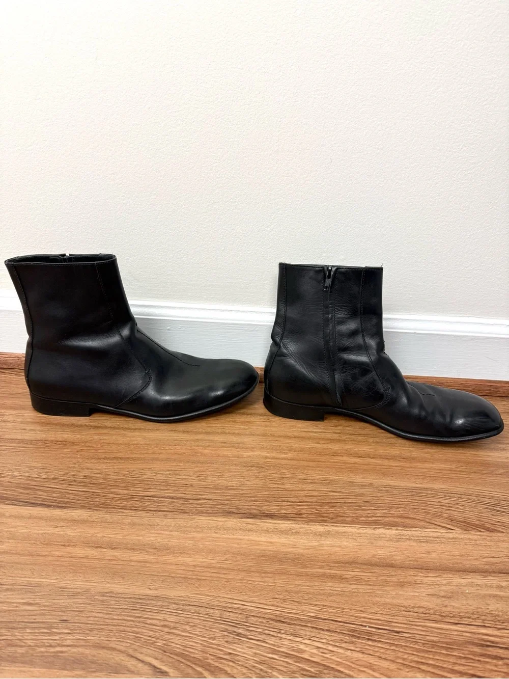 Jil Sander Men’s Black Leather Boots